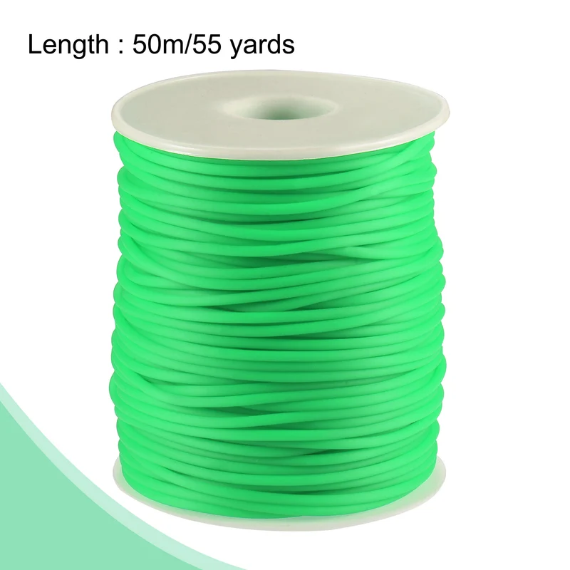 Rubber Cord Hollow Tubing for Craft Beading Necklaces Bracelet