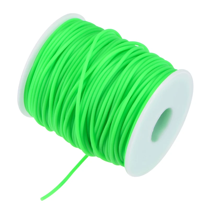Rubber Cord Hollow Tubing for Craft Beading Necklaces Bracelet