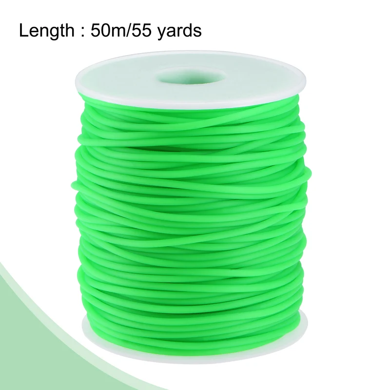 Rubber Cord Hollow Tubing for Craft Beading Necklaces Bracelet