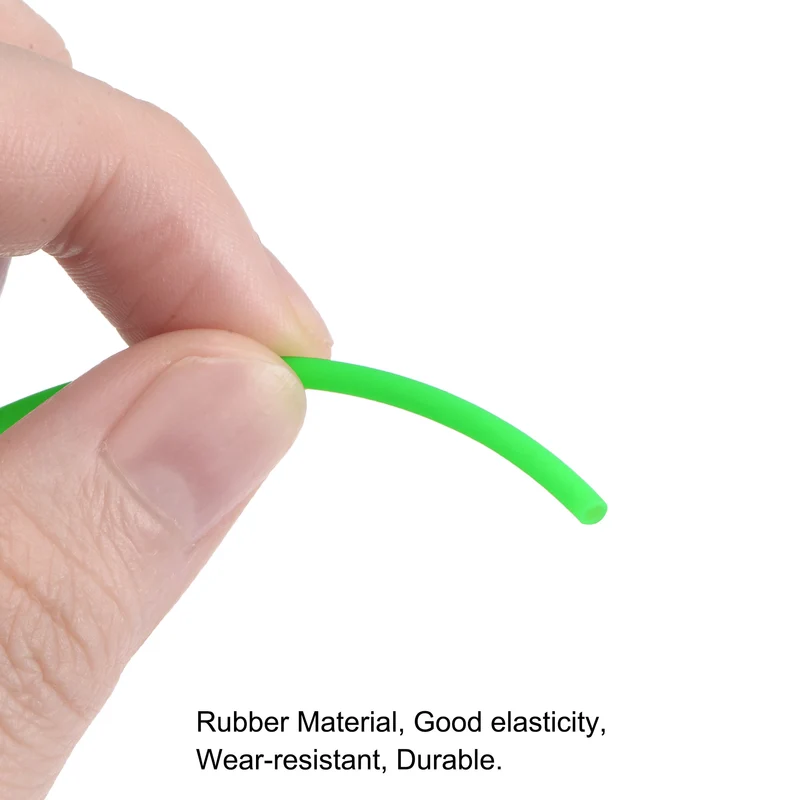 Rubber Cord Hollow Tubing for Craft Beading Necklaces Bracelet