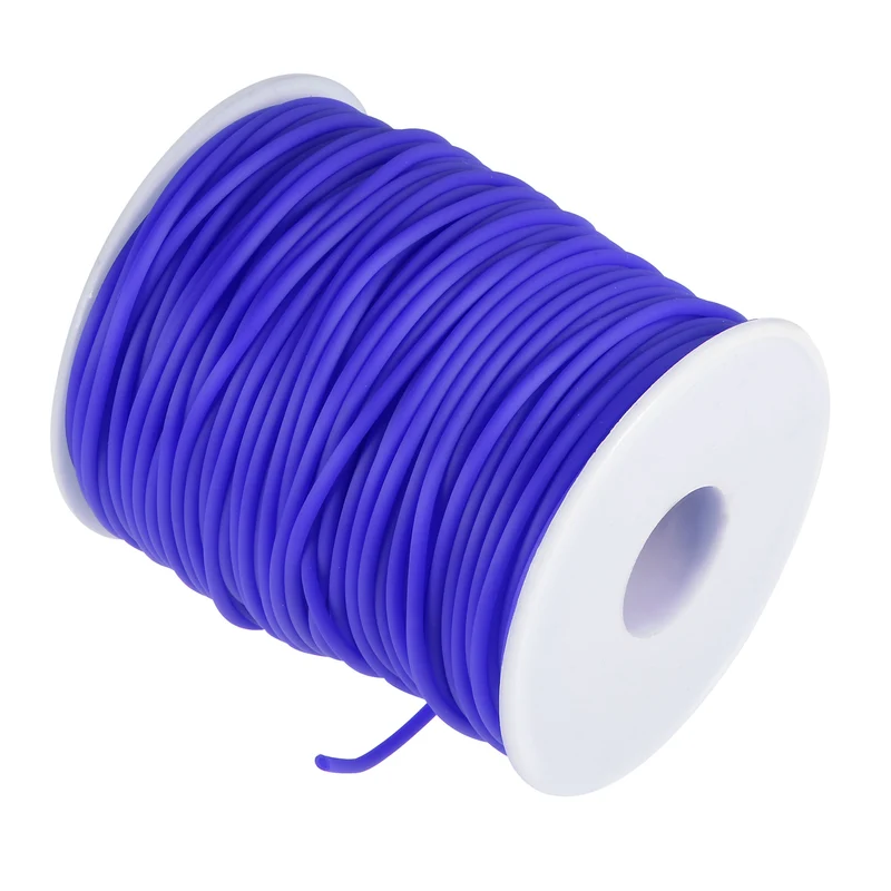 Rubber Cord Hollow Tubing for Craft Beading Necklaces Bracelet
