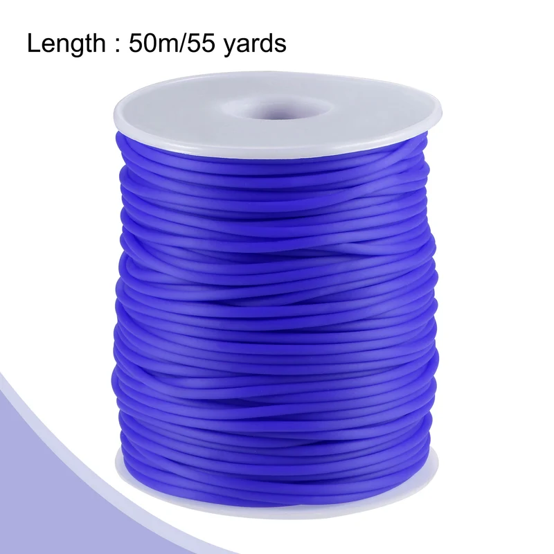 Rubber Cord Hollow Tubing for Craft Beading Necklaces Bracelet