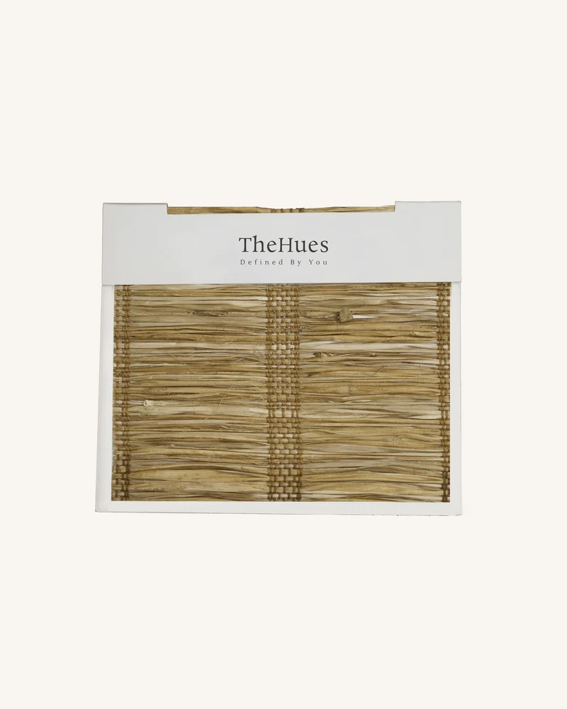 Rumi Jute Woven Shade Fabric Swatches - Hay