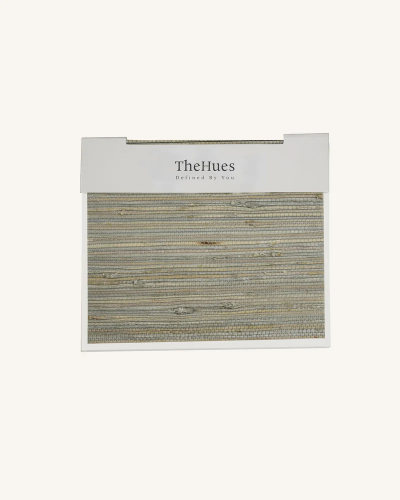 Mia Jute Woven Shade Fabric Swatches - Grey