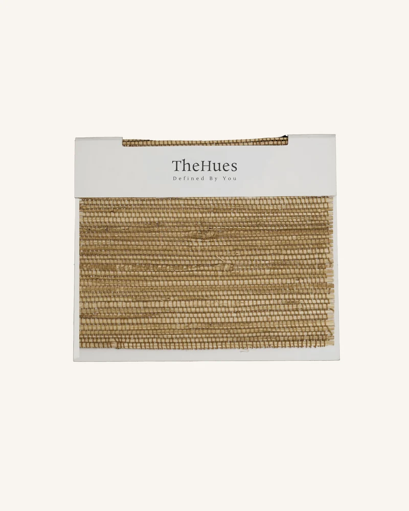 Mia Jute Woven Shade Fabric Swatches - Sand