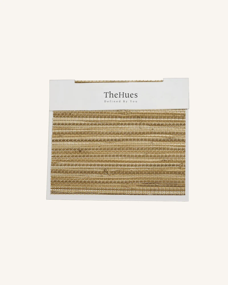 Mia Jute Woven Shade Fabric Swatches - Straw