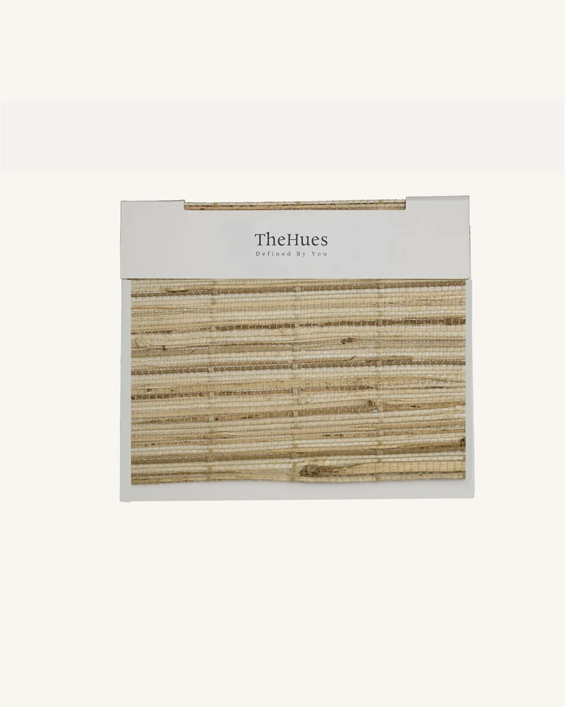 Mia Jute Woven Shade Fabric Swatches - Ecru