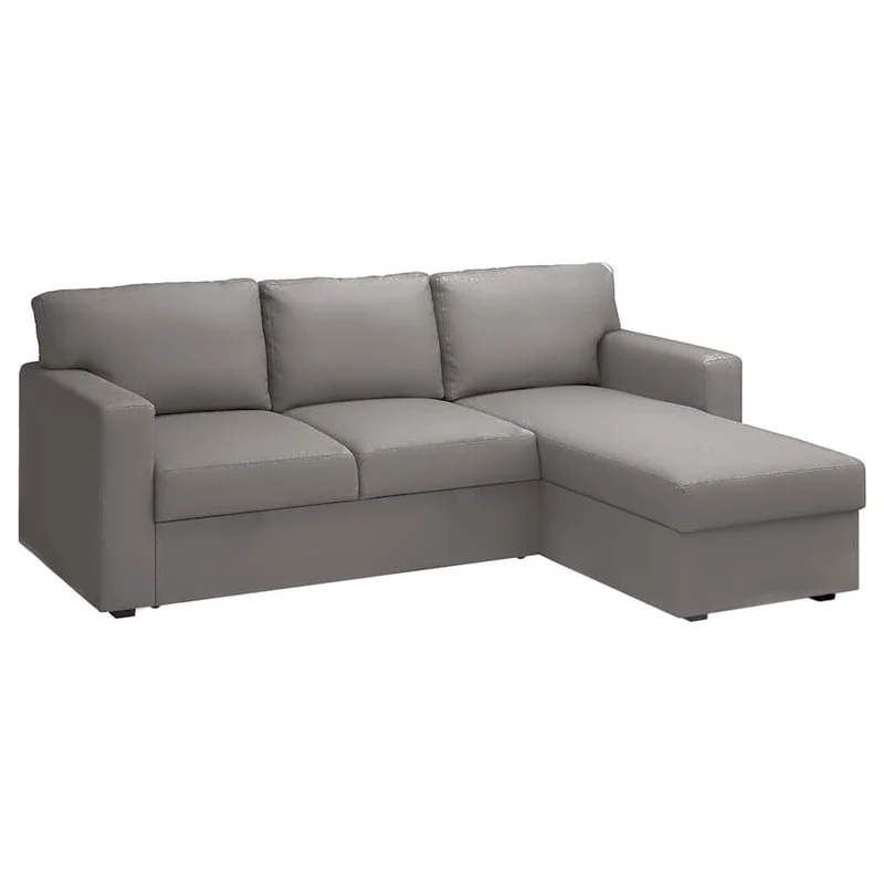 Bårslöv 3-zits Slaapbank met chaise longue links hoes