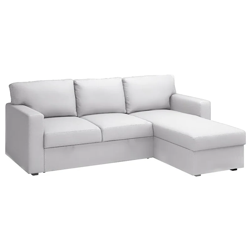 Bårslöv 3-zits Slaapbank met chaise longue links hoes