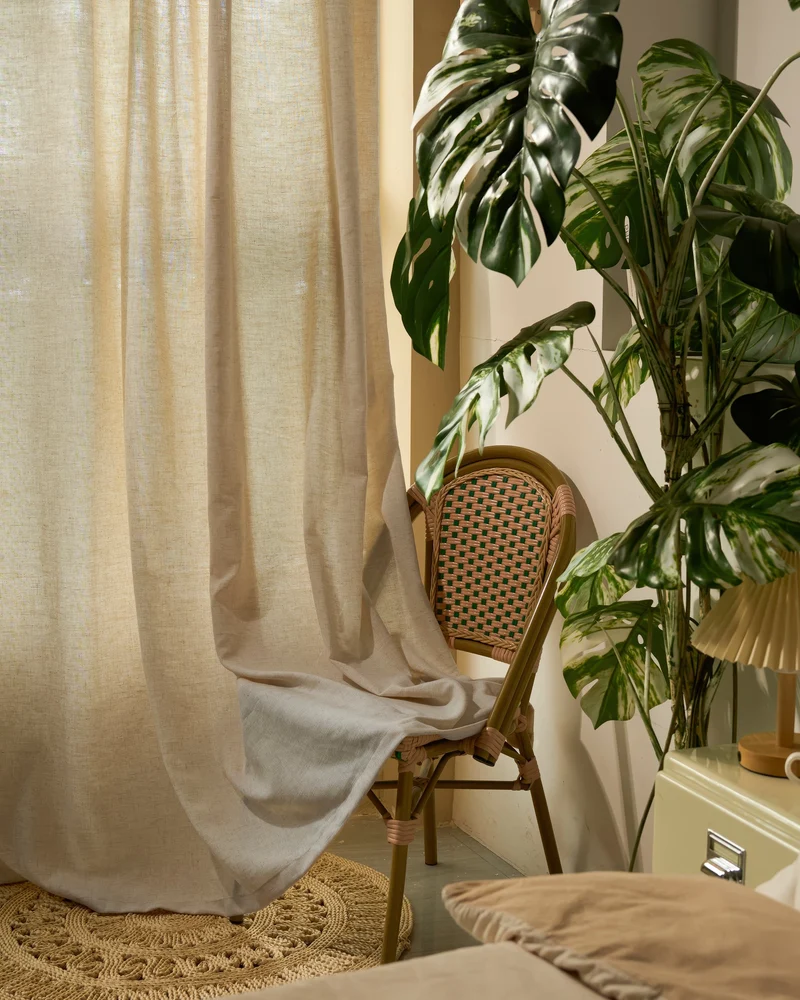 Breeze Linen Blend Custom Curtain