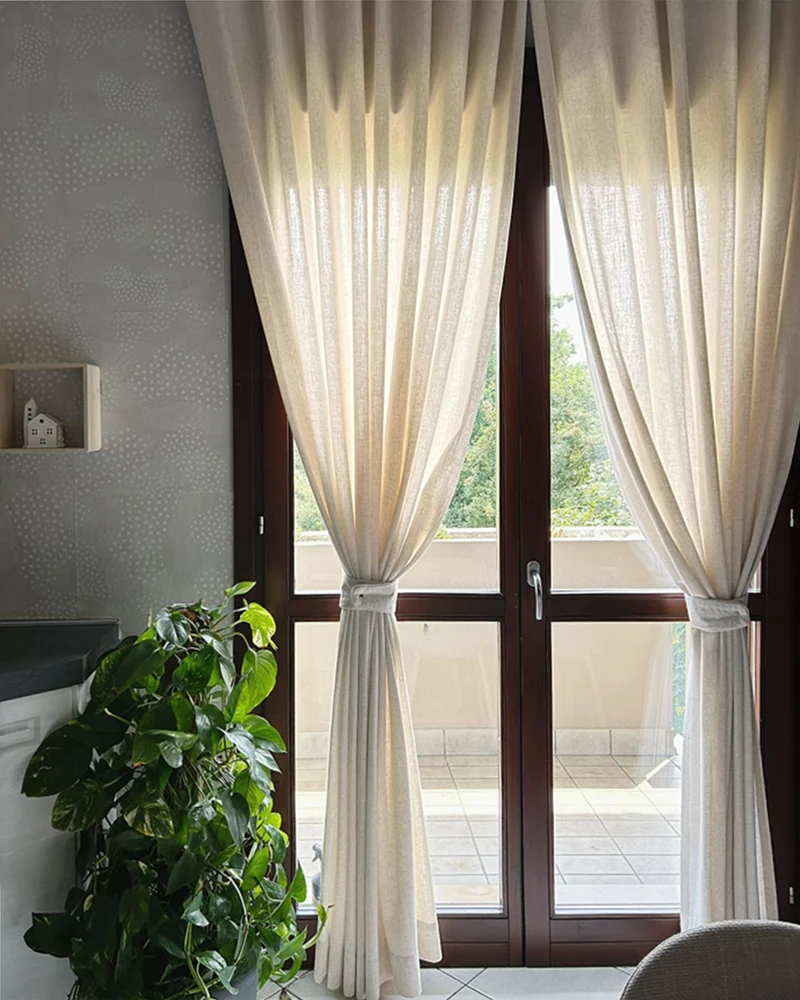 Breeze Linen Blend Custom Curtain