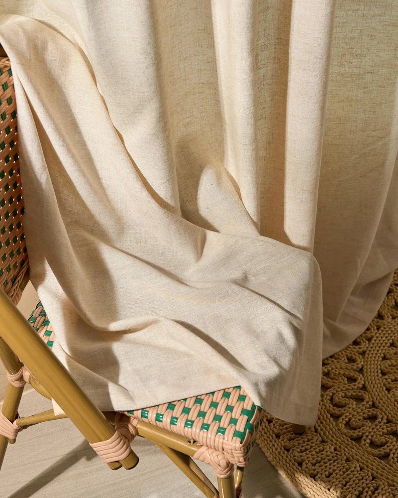 Breeze Linen Blend Custom Curtain