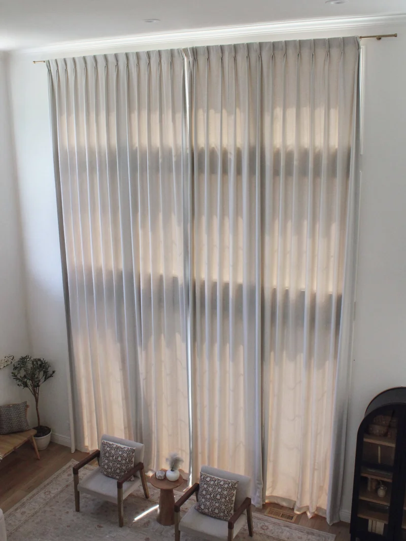 Sally Linen Blend Custom Curtain