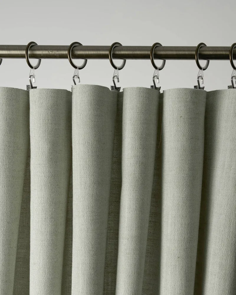 Sally Linen Blend Custom Curtain