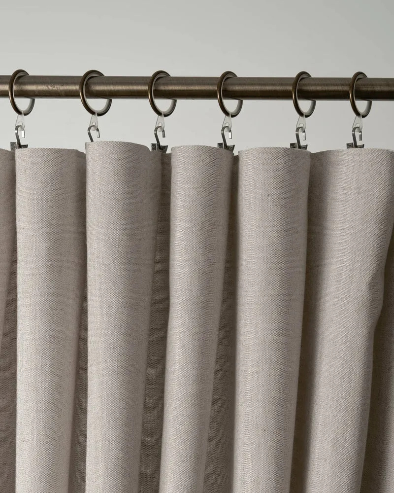 Sally Linen Blend Custom Curtain
