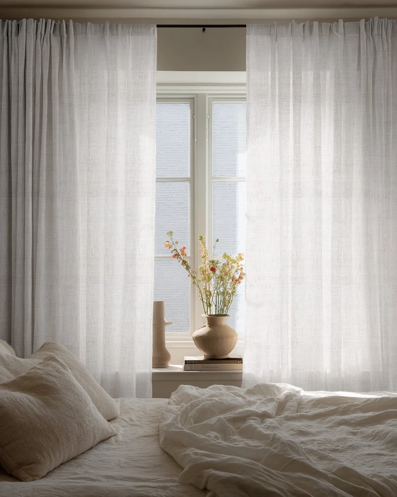 Sunveil Linen Sheer Custom Curtain