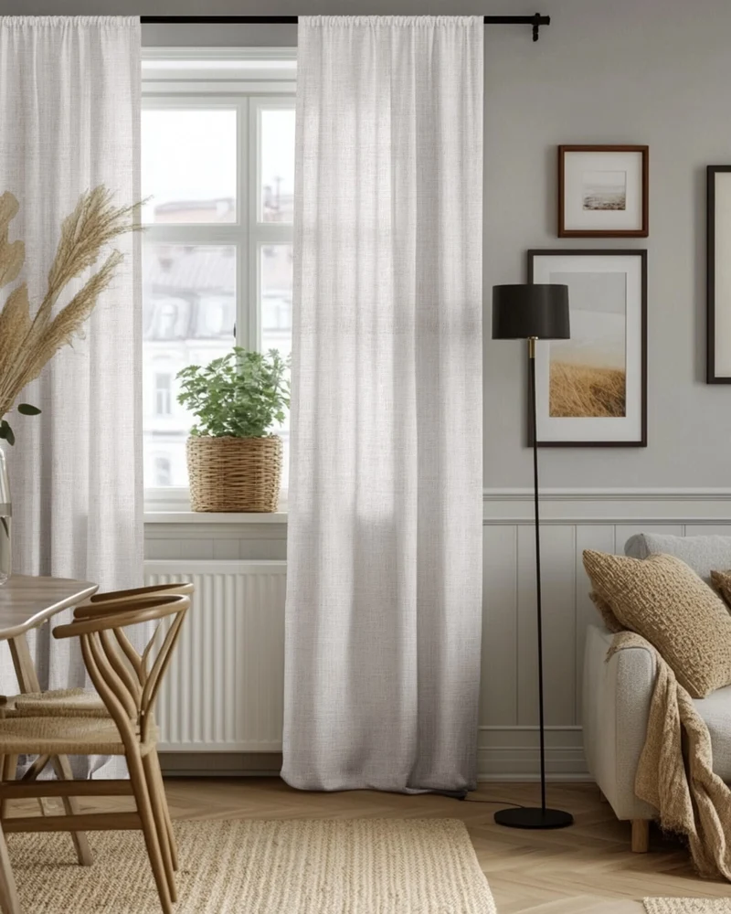 Sunveil Linen Sheer Custom Curtain