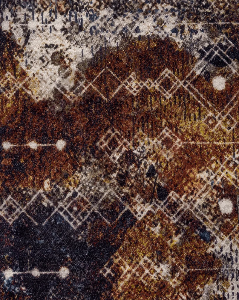 Vintage Faded Moroccan Washable Area Rug