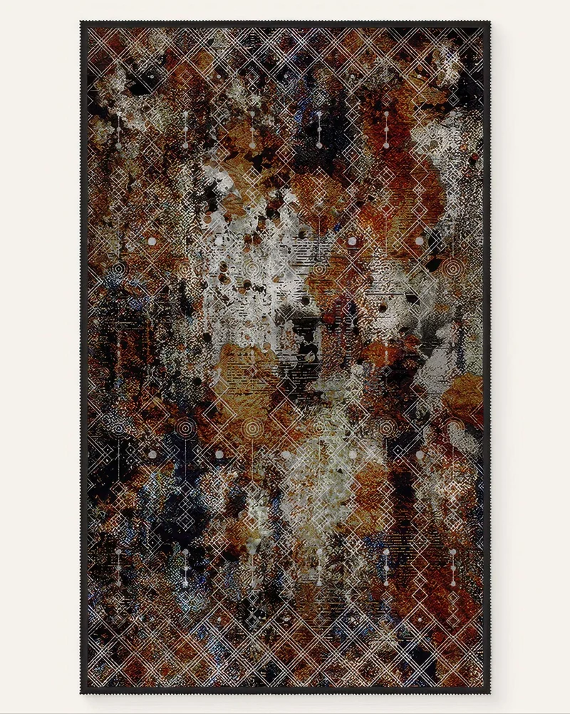 Vintage Faded Moroccan Washable Area Rug