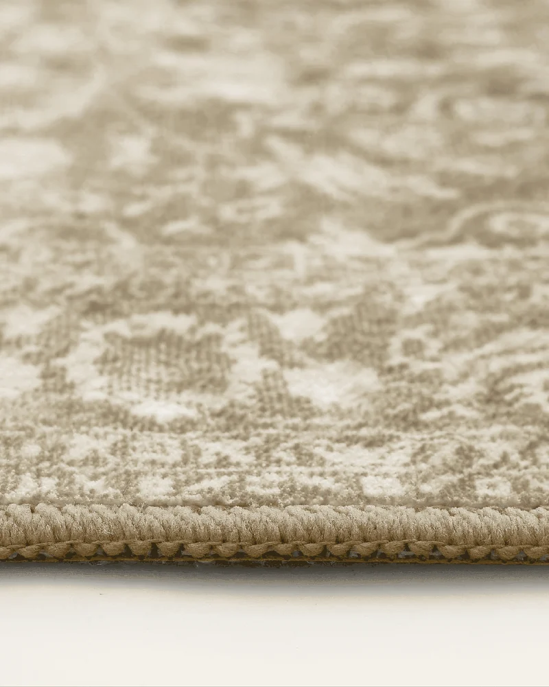 Antique Terracotta Washable Area Rug