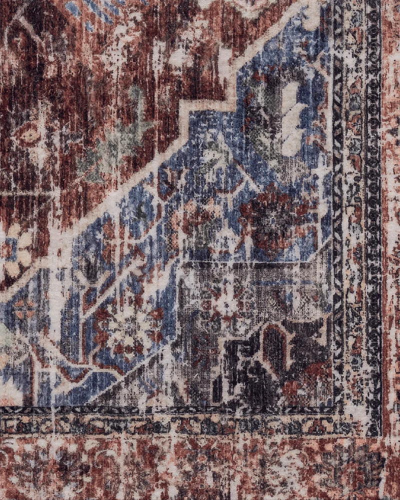 Diana's Garden Washable Area Rug