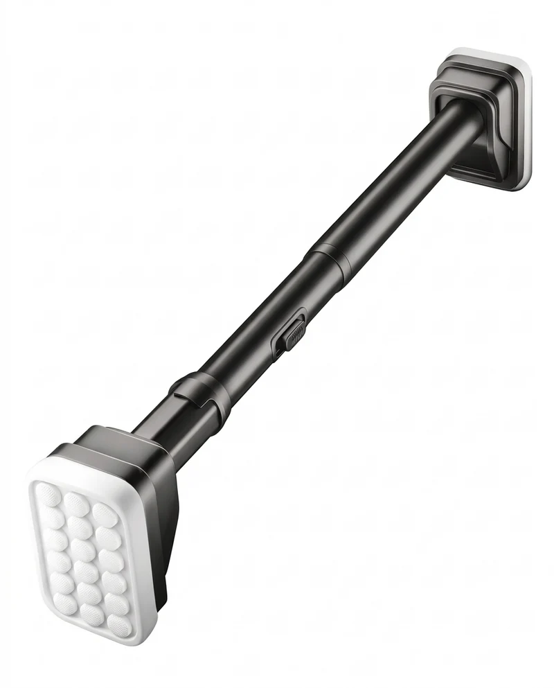Heavy Duty Adjustable No Drill Tension Curtain Rod