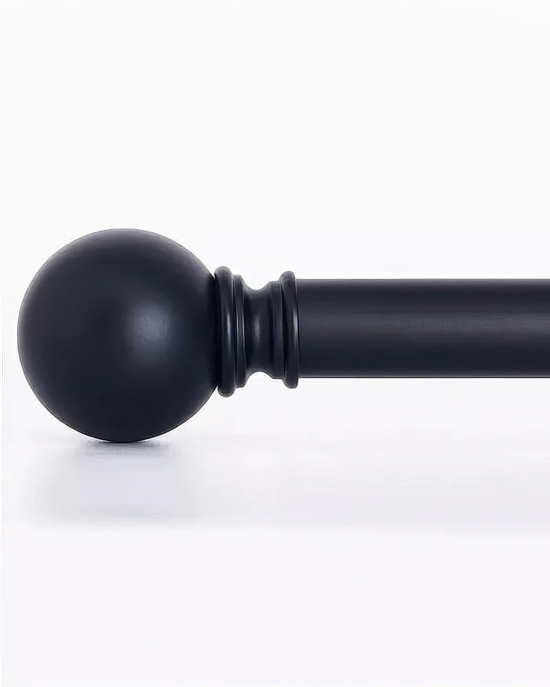 Classic Ball Adjustable Curtain Rod