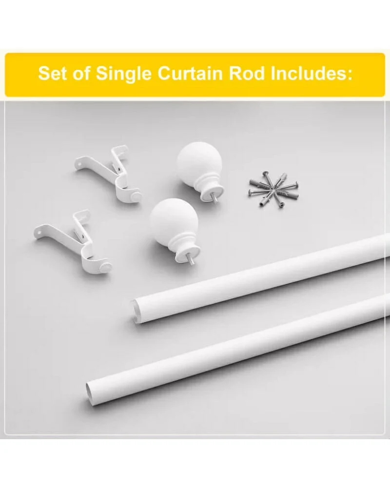Classic Ball Adjustable Curtain Rod