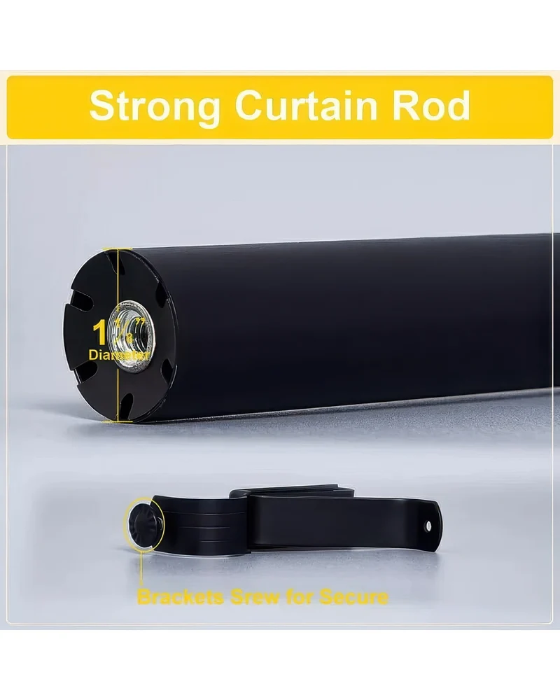 Classic Ball Adjustable Curtain Rod