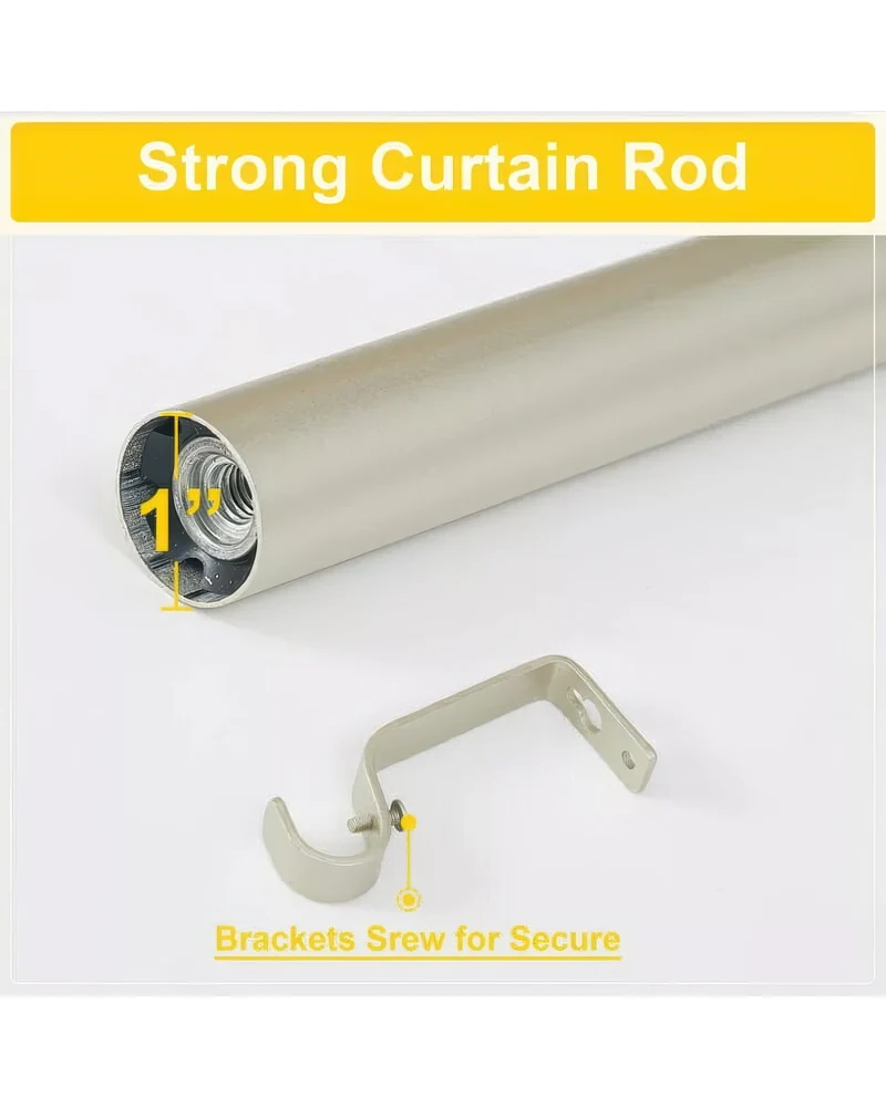 Brass Adjustable Brass Curtain Rod