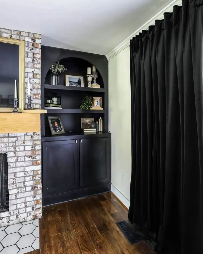 Classic 100% Blackout Velvet Custom Curtain