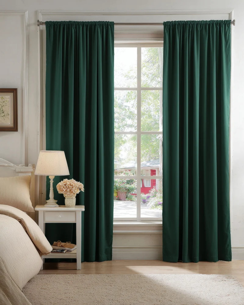 Classic 100% Blackout Velvet Custom Curtain