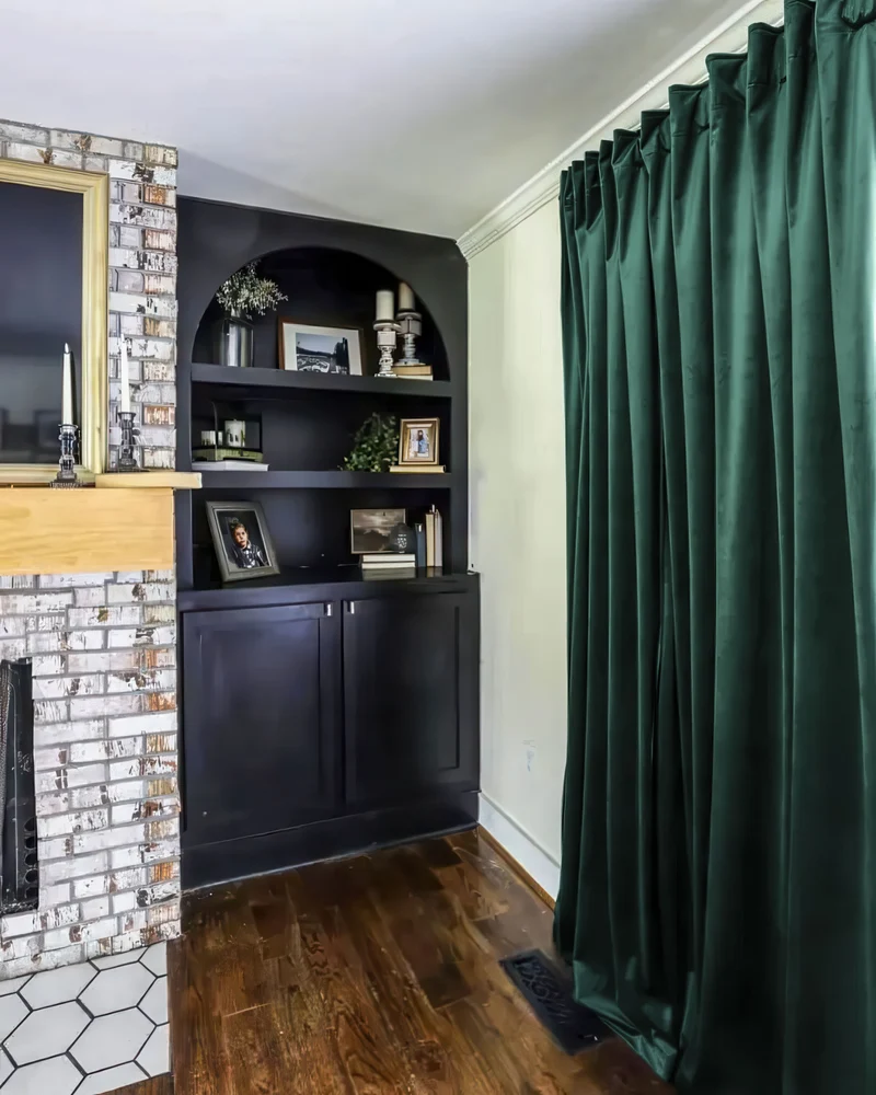 Classic 100% Blackout Velvet Custom Curtain