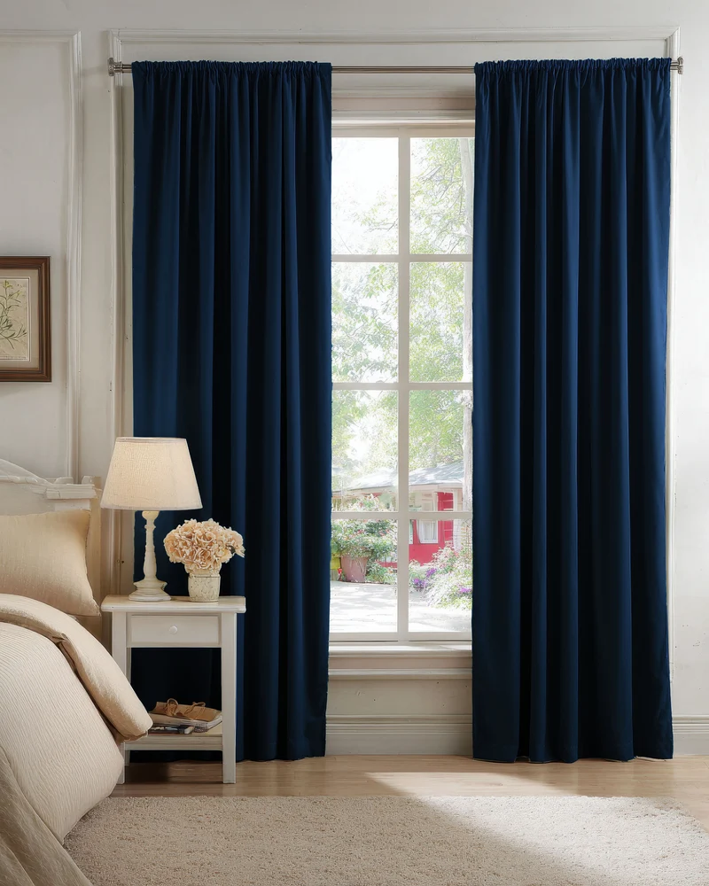 Classic 100% Blackout Velvet Custom Curtain