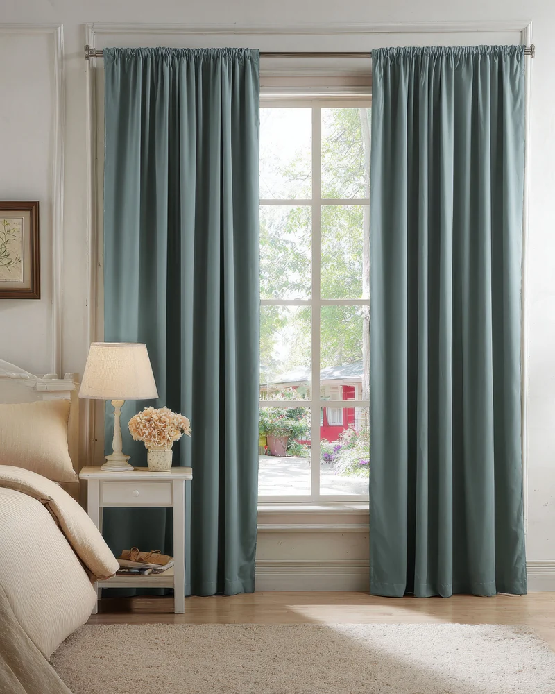 Classic 100% Blackout Velvet Custom Curtain