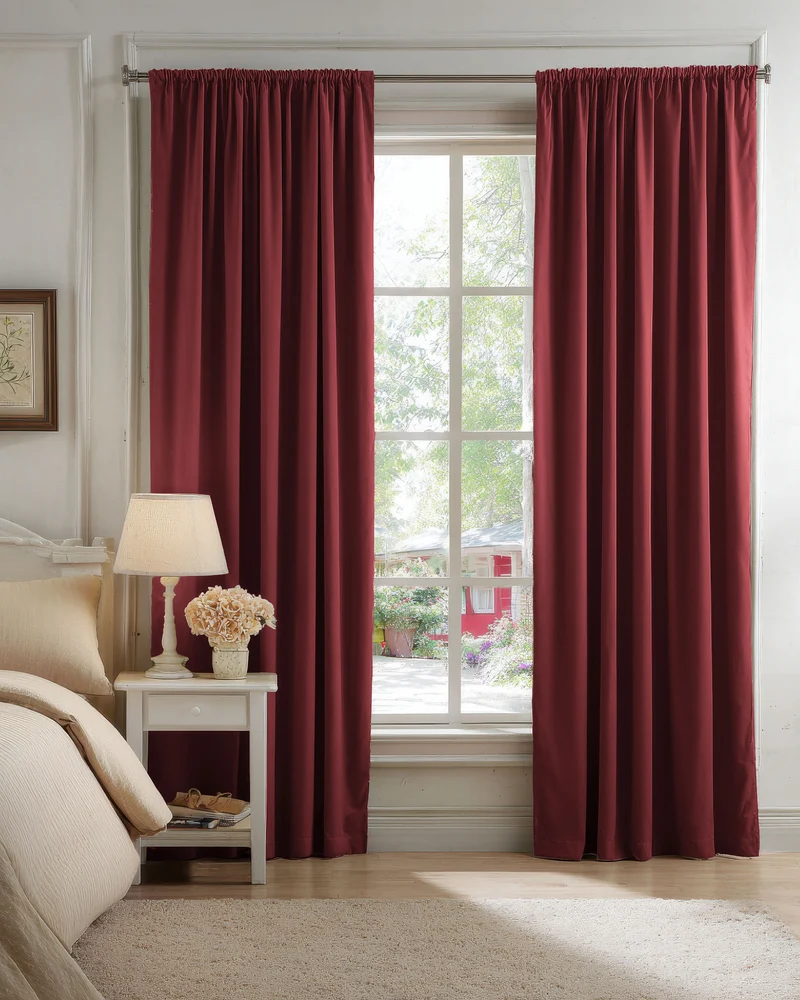 Classic 100% Blackout Velvet Custom Curtain