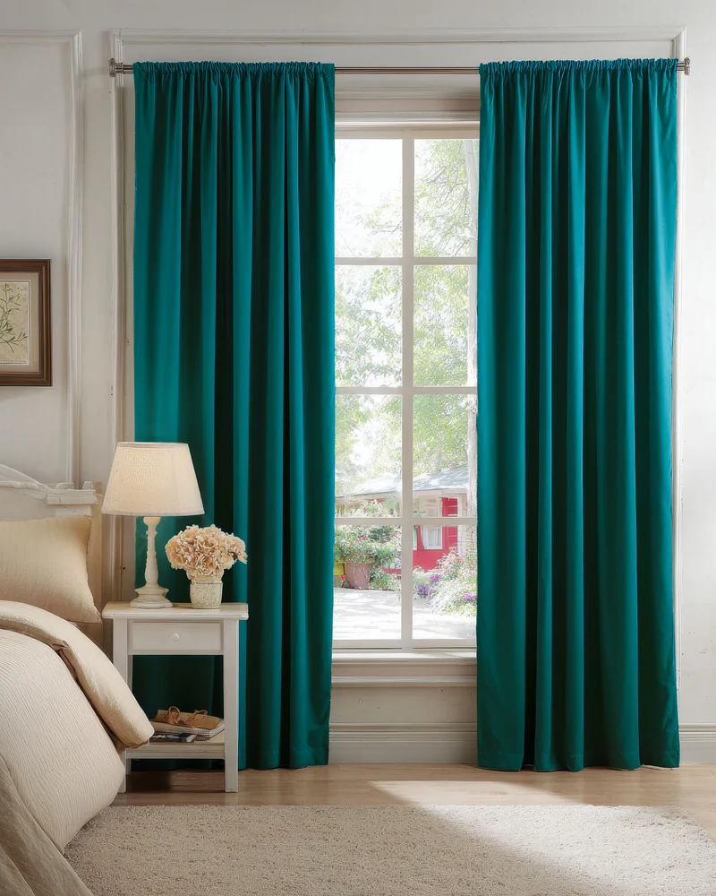 Classic 100% Blackout Velvet Custom Curtain
