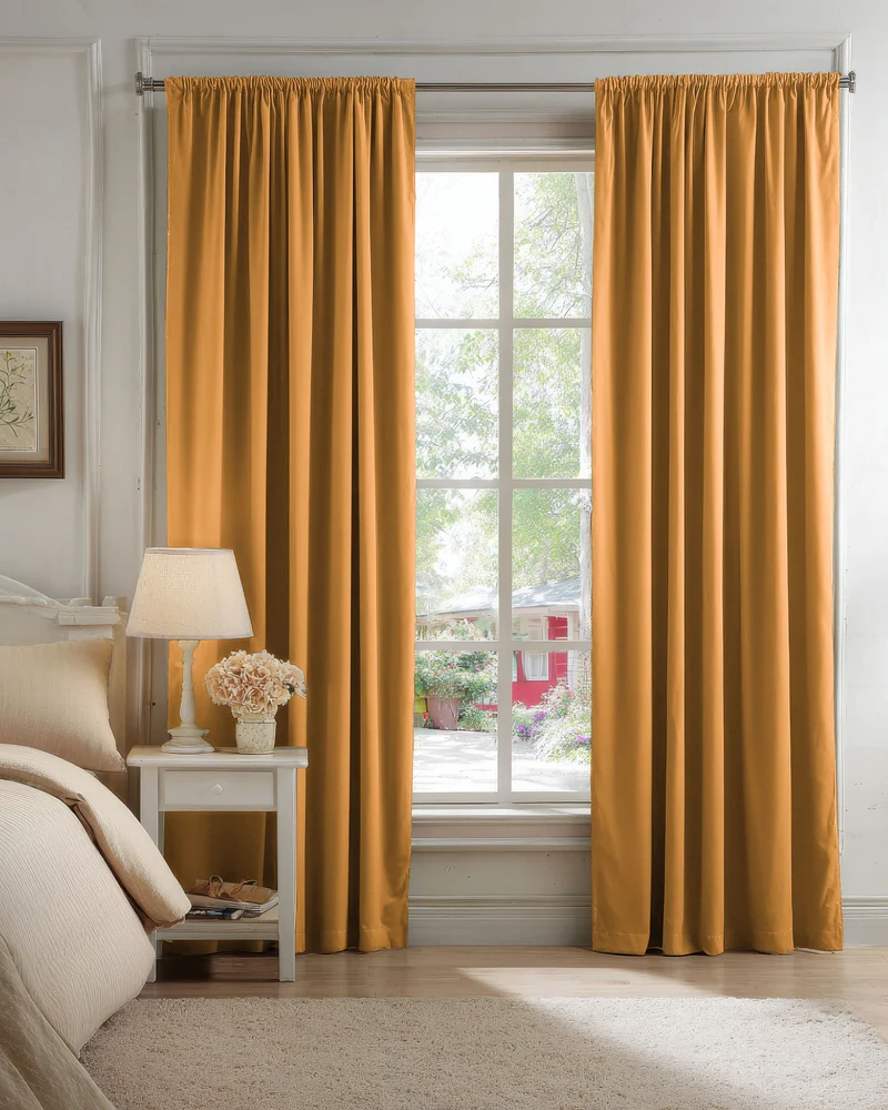 Classic 100% Blackout Velvet Custom Curtain