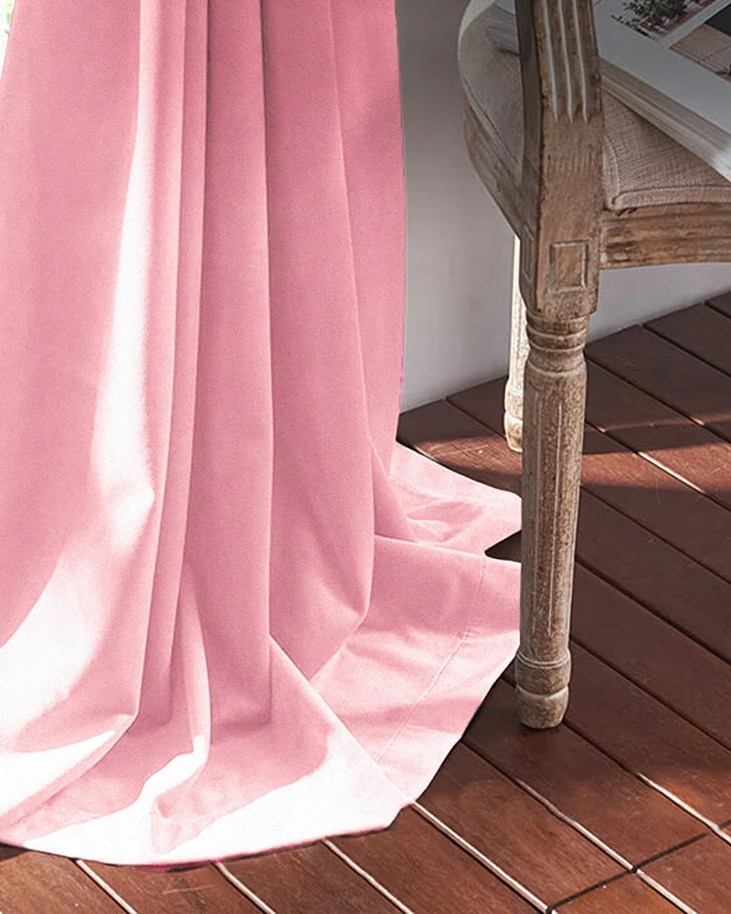 Classic 100% Blackout Velvet Custom Curtain