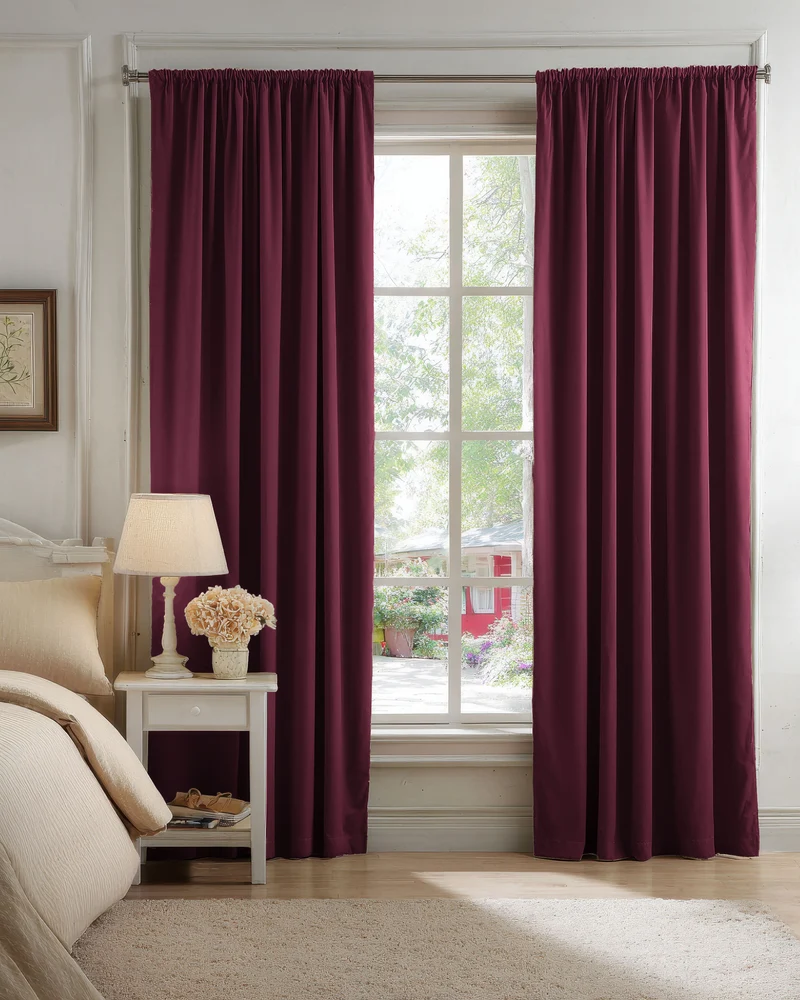 Classic 100% Blackout Velvet Custom Curtain
