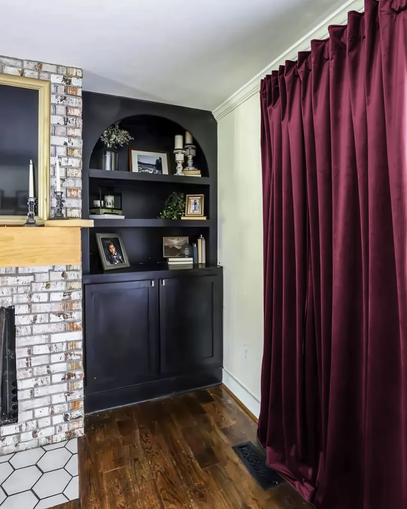 Classic 100% Blackout Velvet Custom Curtain