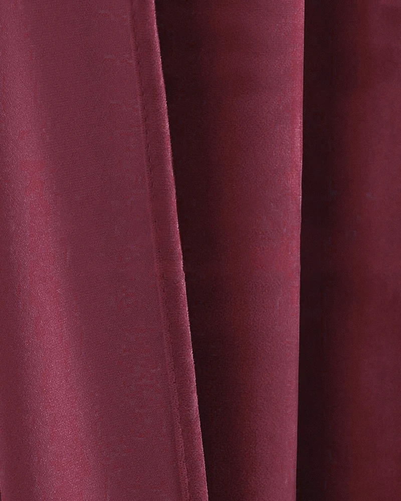 Classic 100% Blackout Velvet Custom Curtain