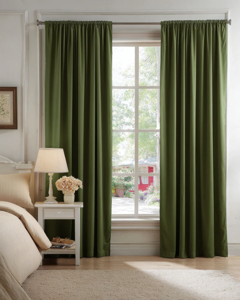 Classic 100% Blackout Velvet Custom Curtain