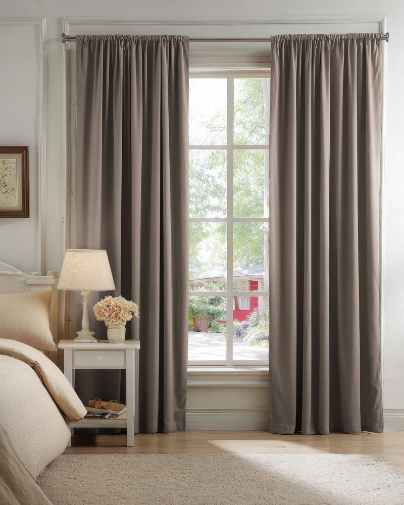 Classic 100% Blackout Velvet Custom Curtain