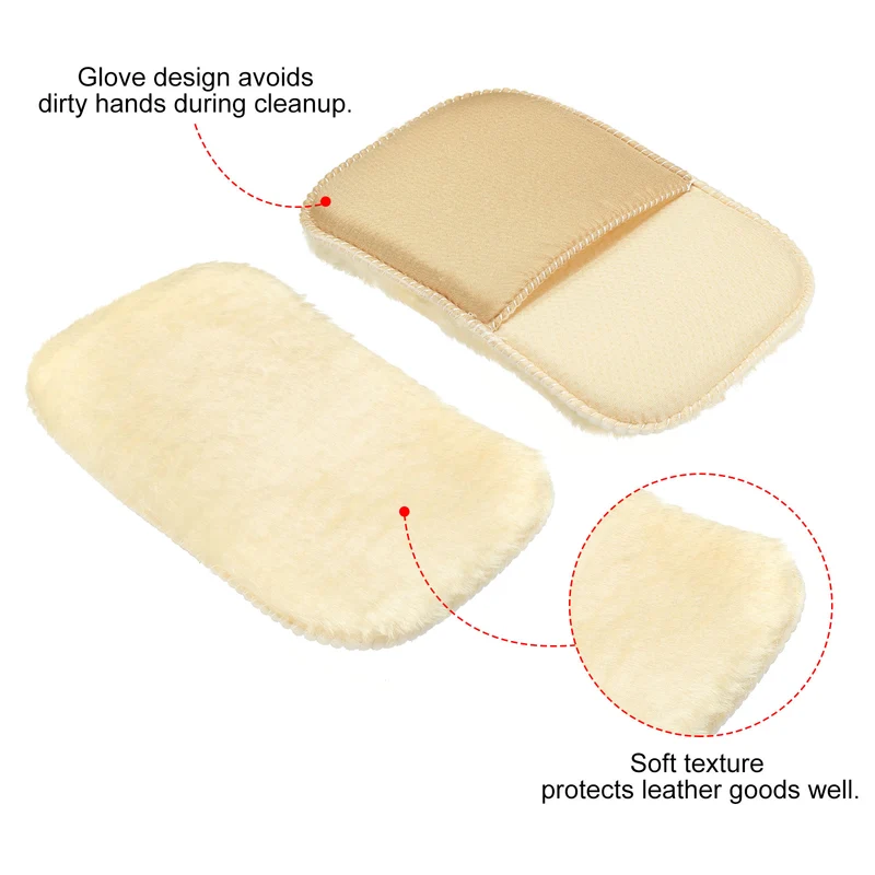 Shoes Polishing Gloves Cleaning Shine Cloth for Leather Boots