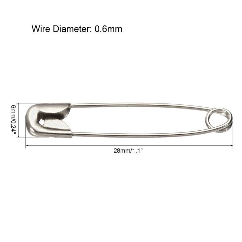 Safety Pins, Metal Sewing Pins for Blankets Crafts Brooch Making