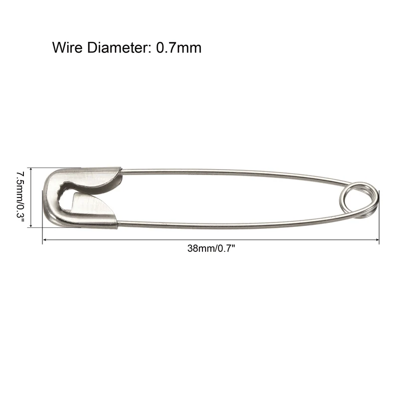Safety Pins, Metal Sewing Pins for Blankets Crafts Brooch Making