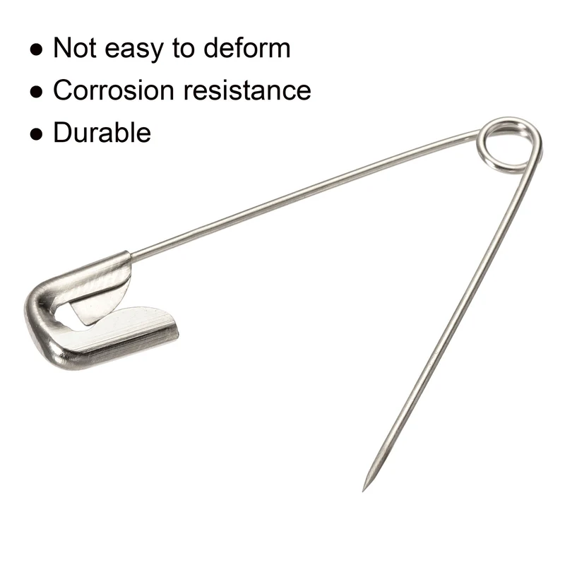 Safety Pins, Metal Sewing Pins for Blankets Crafts Brooch Making