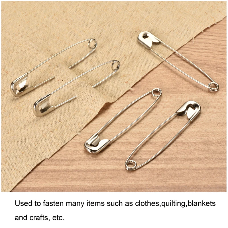 Safety Pins, Metal Sewing Pins for Blankets Crafts Brooch Making