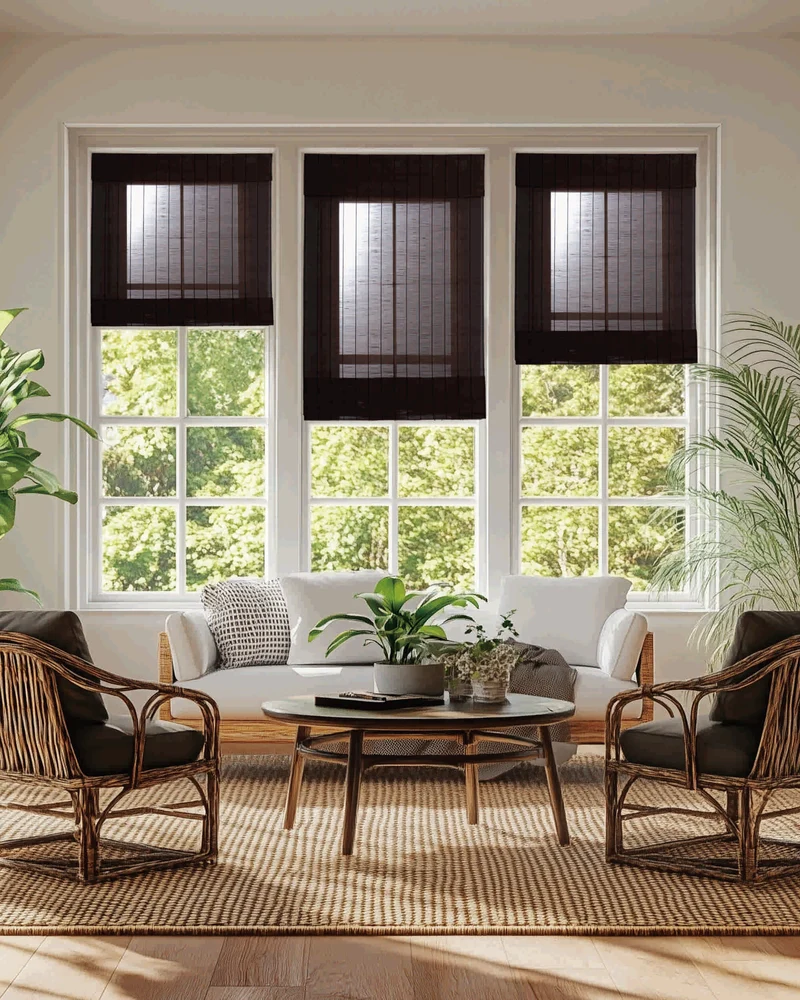 Toni Bamboo Woven Shade - Hazel
